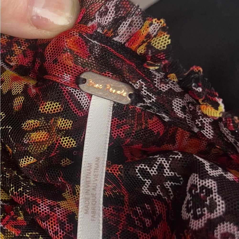 FREE PEOPLE
Twyla Smocked Floral Mesh Top - Picture 11 of 14